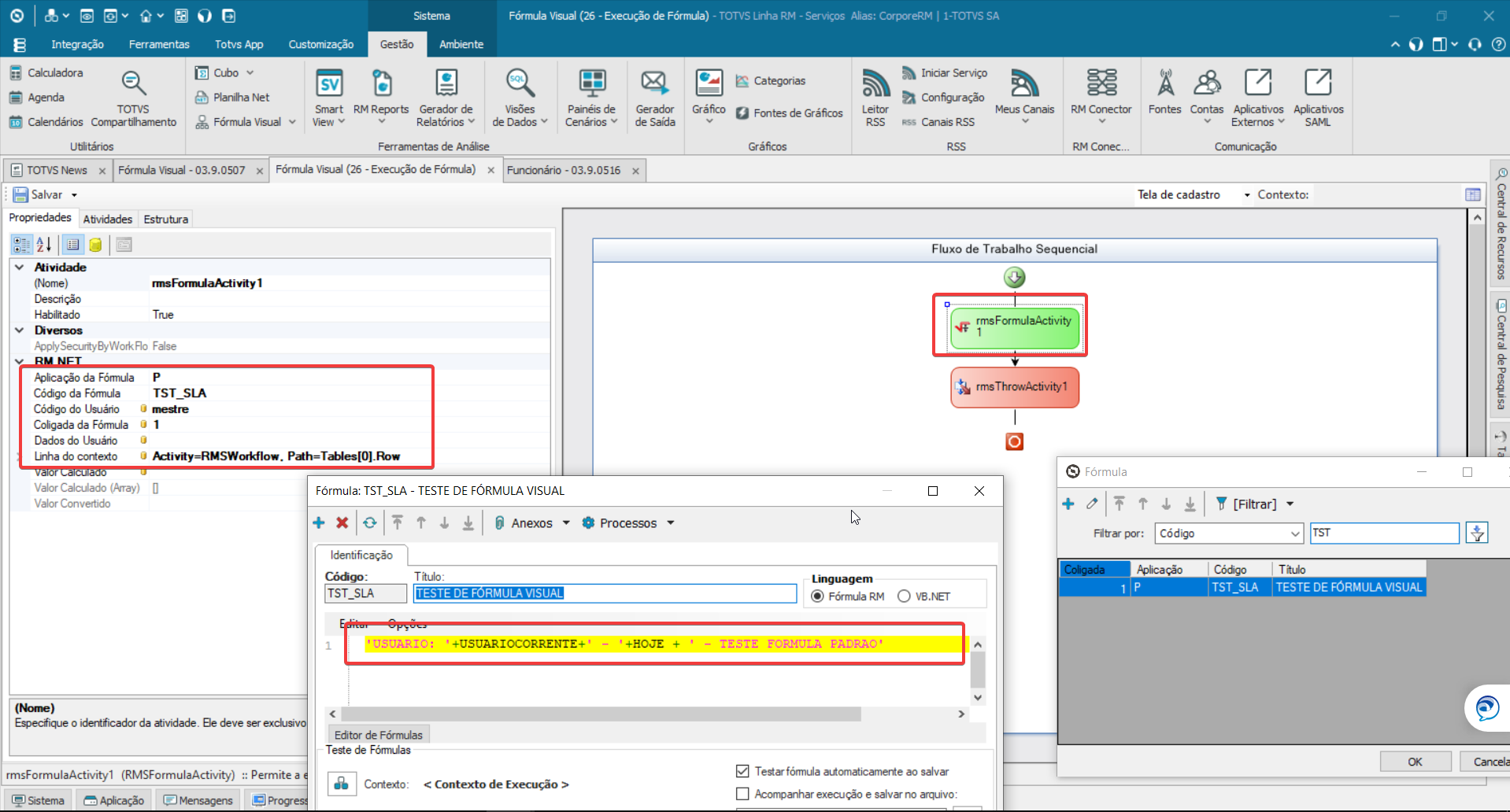 Fórmula Visual PRO – TOTVS RM na Prática